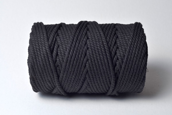 black chunky thick bakers twine