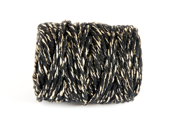 Solid Black Bakers Twine by Timeless Twine