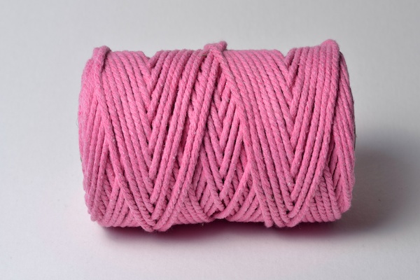 baker's twine thick chunky solid pink 