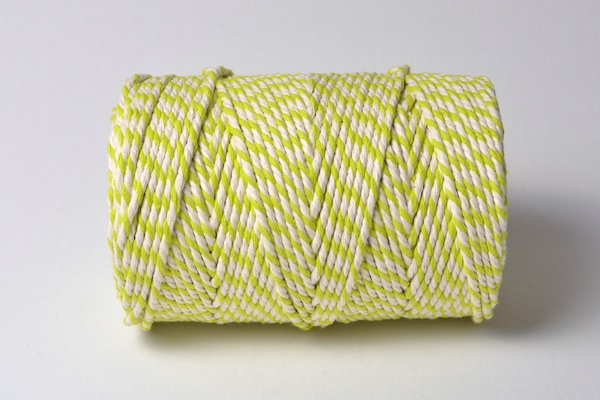 Green and White Bakers Twine