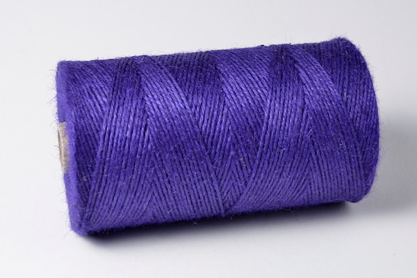 1kg spool of purple coloured jute crafting twines