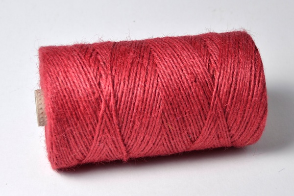 beautiful red jute twine