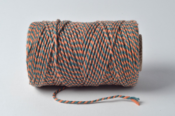  bakers twine orange and eton blue