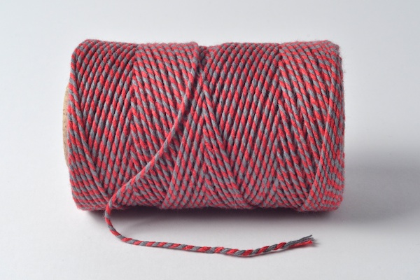  baker's twine red and slate grey 
